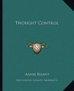 portada thought control (en Inglés)