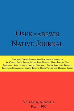 portada oshkaabewis native journal (vol. 4, no. 2)