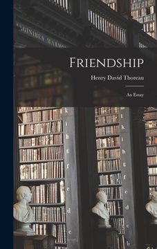 portada Friendship: an Essay