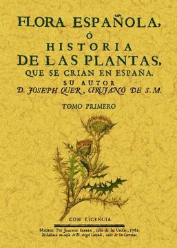 portada Flora Española o Historia de las Plantas que se Crian en España (6 Tomos) (Ed. Facsimil) (in Spanish)