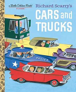 portada Richard Scarry's Cars and Trucks (Little Golden Book) (en Inglés)