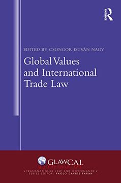 portada Global Values and International Trade law (en Inglés)