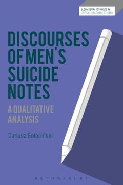 portada Discourses of Men's Suicide Notes: A Qualitative Analysis (en Inglés)