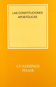 portada Constituciones Apostólicas, las (Cuadernos Phase)