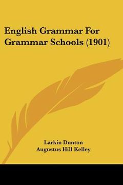portada english grammar for grammar schools (1901) (en Inglés)