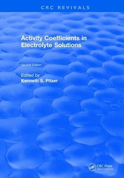 portada Activity Coefficients in Electrolyte Solutions (en Inglés)