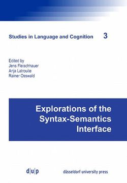 portada Explorations of the Syntax-Semantics Interface 