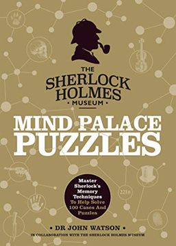 portada Sherlock Holmes Mind Palace Puzzles: Master Sherlock'S Memory Techniques to Help Solve 100 Cases (in English)