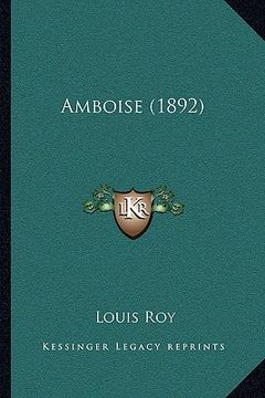 portada Amboise (1892) (en Francés)