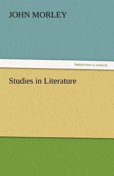 portada studies in literature (en Inglés)