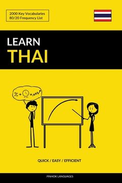 portada Learn Thai - Quick / Easy / Efficient: 2000 Key Vocabularies