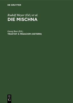 portada Pesachim (Ostern) (en Alemán)