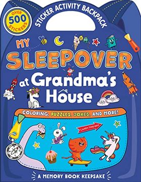 portada My Sleepover at Grandma's House: A Grandma-And-Me Activity and Memory Book Keepsake for Toddlers and Kids (my Grandma's House) (en Inglés)
