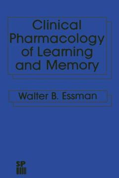 portada Clinical Pharmacology of Learning and Memory (en Inglés)