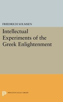 portada Intellectual Experiments of the Greek Enlightenment (Princeton Legacy Library) (in English)