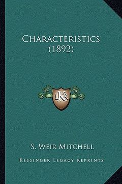 portada characteristics (1892) (en Inglés)
