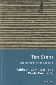 portada Ten Steps: Critical Inquiries on Leopardi (in French)