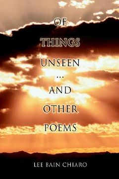 portada of things unseen and other poems