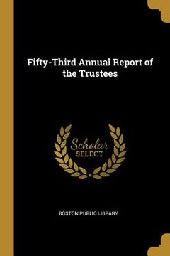 portada Fifty-Third Annual Report of the Trustees (en Inglés)