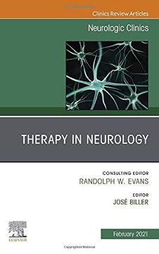 portada Therapy in Neurology , an Issue of Neurologic Clinics, 1e: Volume 39-1 (The Clinics: Radiology) (en Inglés)
