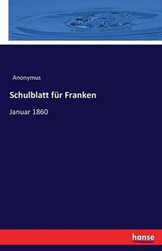 portada Schulblatt Fur Franken (German Edition)
