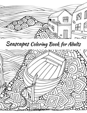 portada Seascapes Coloring Book for Adults (en Inglés)
