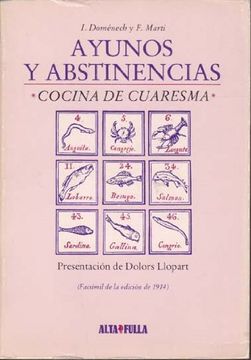 portada Ayunos y Abstinencias. Cocina de Cuaresma (in Spanish)