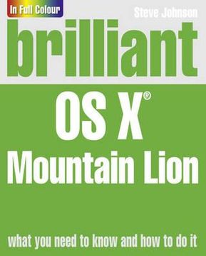 portada brilliant mac os x mountain lion. steve johnson (en Inglés)
