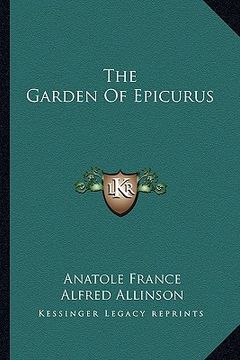 portada the garden of epicurus (en Inglés)