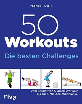 portada 50 Workouts? Die Besten Challenges: Vom Ultimativen Sixpack-Workout bis zur 5-Minuten-Multiplanke (en Alemán)