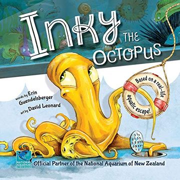 portada Inky the Octopus: Based on a Real-Life Aquatic Escape! 