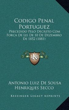 portada Codigo Penal Portuguez (en Portugués)