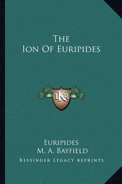 portada the ion of euripides (in English)