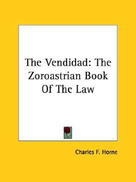 portada the vendidad: the zoroastrian book of the law