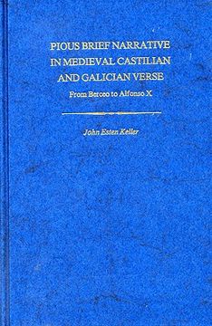 portada pious brief narrative in medieval castilian & galician verse: from berceo to alfonso x (en Inglés)