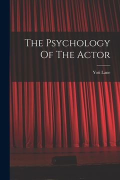 portada The Psychology Of The Actor (in English)