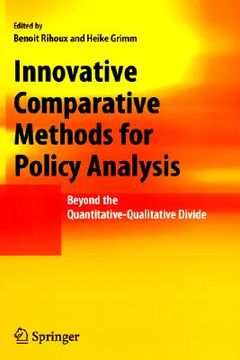 portada innovative comparative methods for policy analysis