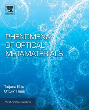 portada Phenomena of Optical Metamaterials (Micro and Nano Technologies) (in English)