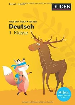 portada Wissen? Üben? Testen: Deutsch 1. Klasse (en Alemán)