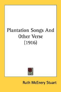 portada plantation songs and other verse (1916) (in English)