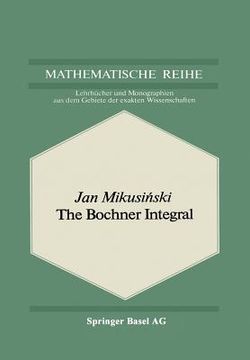 portada The Bochner Integral (en Inglés)