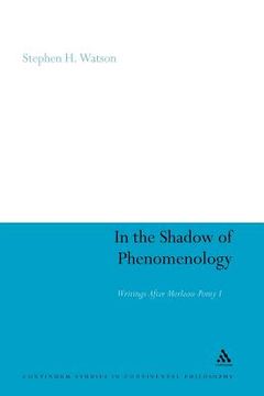 portada in the shadow of phenomenology (in English)