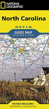 portada State Guide Map North Carolina (National Geographic Guide Map)