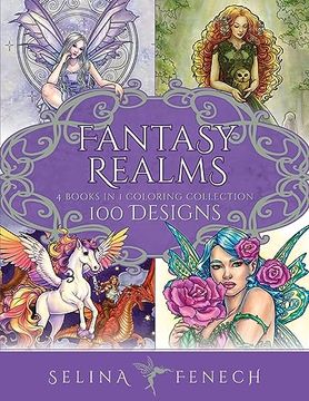 portada Fantasy Realms Coloring Collection: 100 Designs