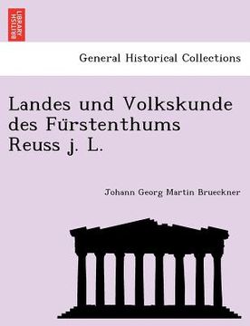 portada Landes Und Volkskunde Des Fu Rstenthums Reuss J. L. (en Alemán)
