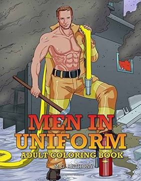portada Men in Uniform Adult Coloring Book