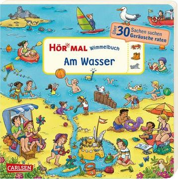 portada Hör mal (Soundbuch): Wimmelbuch: Am Wasser (en Alemán)