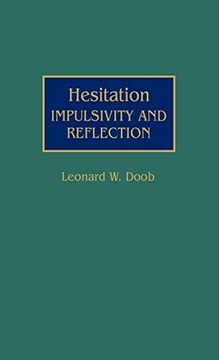 portada Hesitation: Impulsivity and Reflection (en Inglés)