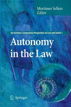 portada Autonomy in the Law (en Inglés)