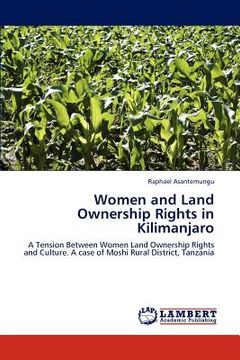 portada women and land ownership rights in kilimanjaro (en Inglés)